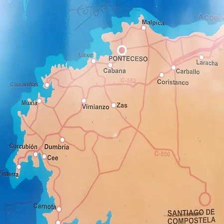 Terra Do Mar Atico Nuevo En Costa Da Morte, Camino De Faros 아파트 Ponteceso