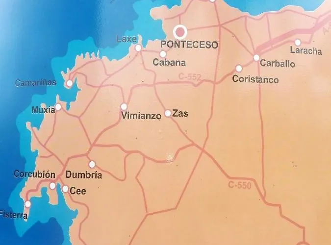 Terra Do Mar Atico Nuevo En Costa Da Morte, Camino De Faros Lägenhet Ponteceso